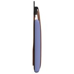 vidaXL Tête de lit suspendue Bleu denim PU antique