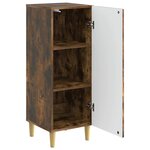 vidaXL Buffet Chêne fumé 33 x 34 5 x 90 cm Bois d'ingénierie