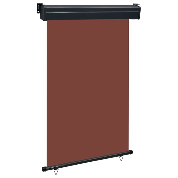 vidaXL Auvent latéral de balcon 120x250 cm Marron