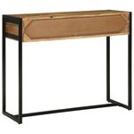 vidaXL Table Console 90x35x75 cm Bois Massif Acacia