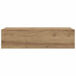 vidaXL Meuble TV avec éclairages LED chêne artisanal 60x35x15 5 cm