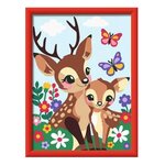 Peinture par numero enfant des 9 ans - CreArt Kids - 18x24cm - Bambi bebe