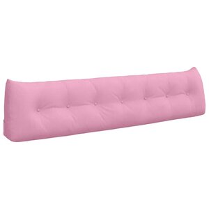 vidaXL Coussin de Dos Rose 200 x 24 x 50 cm tissu