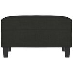 vidaXL Repose-pied Noir 70x55x41 cm Tissu