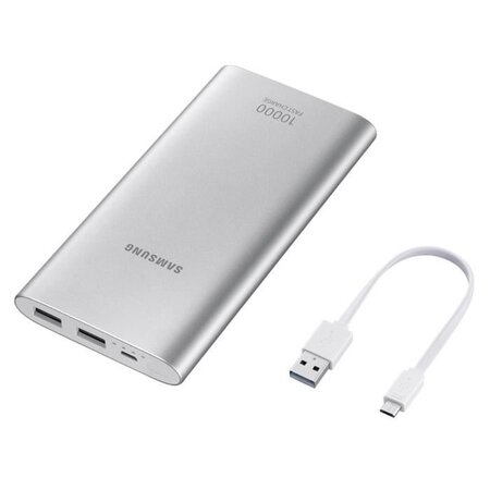 Samsung batterie externe 10000 mah grise avec câble micro usb