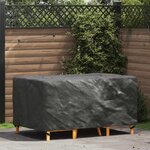 vidaXL Housse pour meubles Uni Noir 150 x 90 x 75 cm 210D