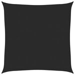 vidaXL Voile d'ombrage 160 g/m² Noir 4x4 m PEHD