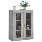 vidaXL Armoire murale sonoma gris 69 5x34x90 cm
