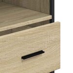 vidaXL Armoire de salle de bain chêne sonoma 35x37 5x100 cm