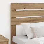 vidaXL Tête de lit Chêne artisanal 100 cm Bois d'ingénierie