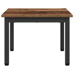 vidaXL Table basse Bois ancien 50 x 50 x 36 cm Bois d'ingénierie