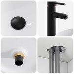 vidaXL Meuble de lavabo mural Blanc brillant 49 x 44 5 x 65 5 cm