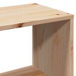 vidaXL Tête de lit avec rangement 100 cm bois massif de pin