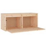 vidaXL Armoire murale 80x30x35 cm Bois de pin massif
