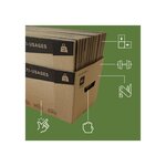 Pack and Move - Lot de 10 caisses en carton - 53 x 30 x 26 cm - Transport  déménagement  stockage