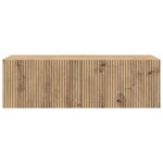 vidaXL Meuble TV mural 98 x 41 x 30 cm Chêne artisanal