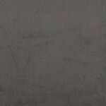 vidaXL Têtes de lit 4 Pièces Gris foncé 100x7x78/88 cm Velours