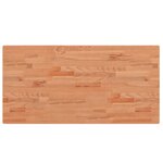 vidaXL Étagère de vasque murale acier et bois massif de hêtre