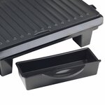 Bestron Gril à panini ASW113CO 1000 W Noir et cuivre