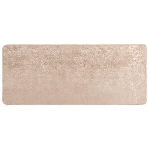 vidaXL Coureur de Tapis MARSA Beige 100 x 200 cm Polyester et PVC