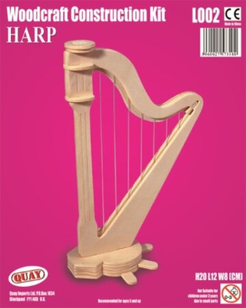 Maquette en bois Harpe