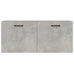 vidaXL Armoire murale gris béton 80x36 5x35 cm bois d'ingénierie