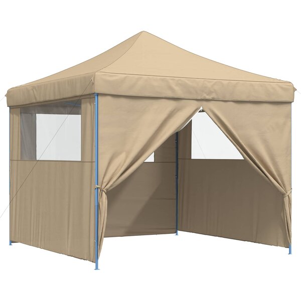 vidaXL Tente de fête 292 x 292 x 315 cm Beige Tissu Oxford
