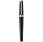 Stylo plume PARKER INGENUITY  Noir  Finition chromée  Plume Fine  cartouche d'encre noire  coffret cadeau