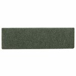 vidaXL Tapis d'escalier autocollants 15 pièces 65 x 21 x 4 cm Vert Bord rectangulaire