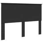 vidaXL Tête de lit Chêne noir 140 cm Bois d'ingénierie