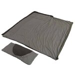 Outwell Sac de couchage Contour Noir nuit Fermeture éclair gauche