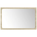 vidaXL Ensemble de meubles de salle de bain 3 Pièces chêne sonoma