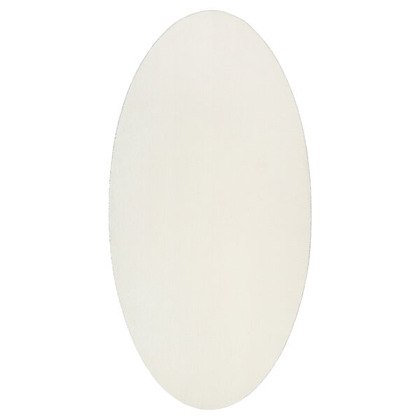vidaXL Tapis "HUARTE" Crème 80x150 cm Ovale