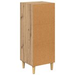 vidaXL Buffet Chêne artisanal 34 5 x 32 5 x 90 cm Bois d'ingénierie