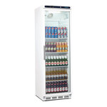 Frigo vitrine à boisson 400 litres - polar - r600a - acier inoxydable1400vitrée 600x600x1850mm