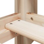 vidaXL Lit superposé sans matelas 90x200 cm bois de pin massif