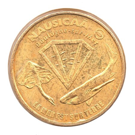 Mini médaille monnaie de paris 2008 - nausicaá (la mer est sur terre)