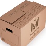 Kit déménagement T3 complet – 40 cartons + 2 rouleaux de mousse + 2 adhésifs avec distributeur et étiquettes Fragile