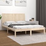 vidaXL Cadre de lit sans matelas 200x200 cm bois massif de pin