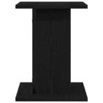 Support de plante vidaXL 2 Pièces Chêne noir 30x30x40 cm Bois reconstitué