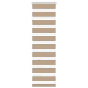 vidaXL Store zèbre marron sable largeur du tissu 35 9 cm polyester