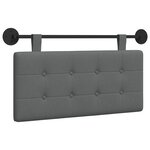 vidaXL Tête de lit suspendue tissu