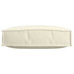 vidaXL Coussin pour assise de palette Crème 60 x 60 x 12 cm