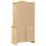 vidaXL Vitrine en verre Corona 100x48 5x179 cm bois massif de pin