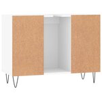 vidaXL Armoire de salle de bain blanc 80x33x60 cm bois d'ingénierie
