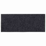 vidaXL Tapis d'escalier autocollants 30 pièces 60 x 25 cm Gris Rectangulaire