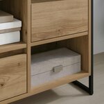 vidaXL Meuble TV Chêne artisan 100 x 36 x 49 5 cm Bois d'ingénierie