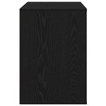 vidaXL Commode Chêne noir 80 x 41 x 58 cm Bois d'ingénierie