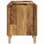 vidaXL Meuble à vinyles Bois Ancien 121 x 38 x 48 cm Bois d'ingénierie