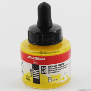 Encre acrylic 30ml jaune prima - amsterdam